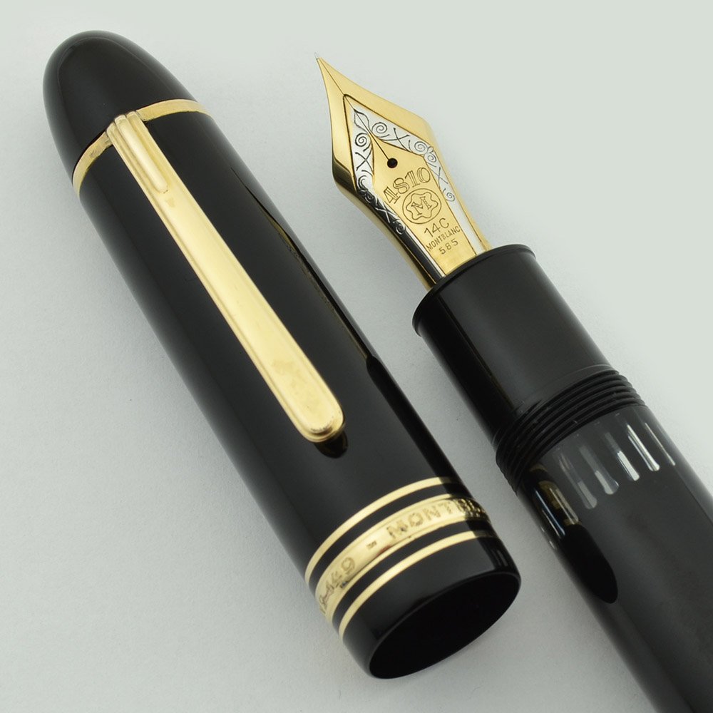 Montblanc Meisterstuck 149 Fountain Pen - 1970s, Basic Black